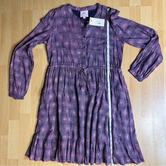 Banjanan NWT Sidra Dress in Petal Power Blueprint Med - Picture 10 of 10